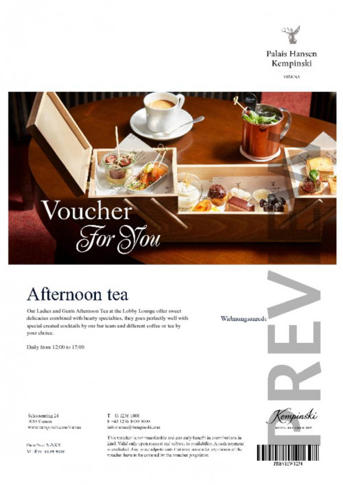 Kempinski afternoon tea